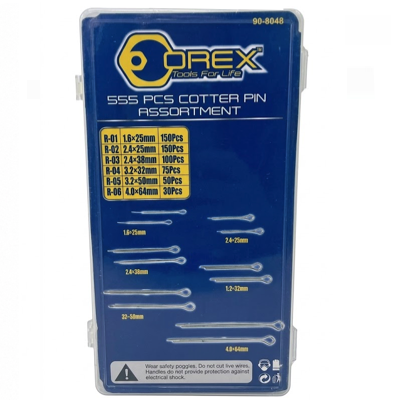 Orex 555PC COTTER PIN ASSORTMENT SET 90-8048